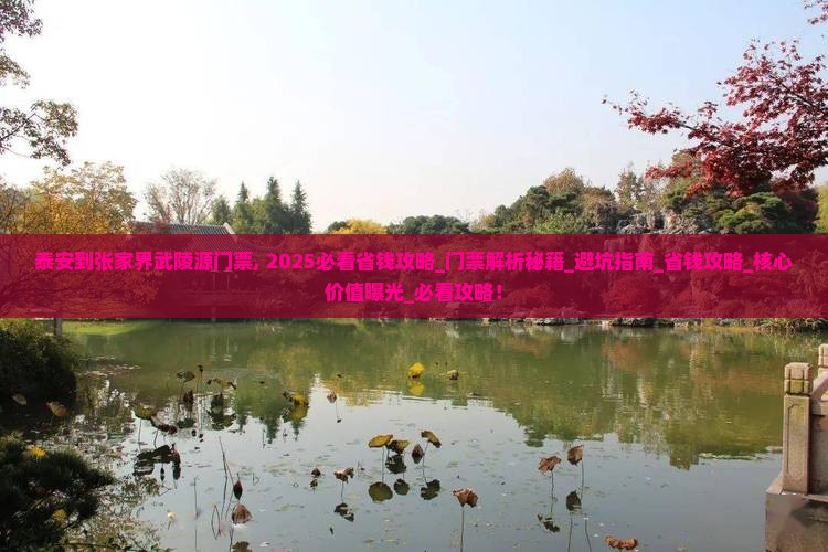 泰安到张家界武陵源门票