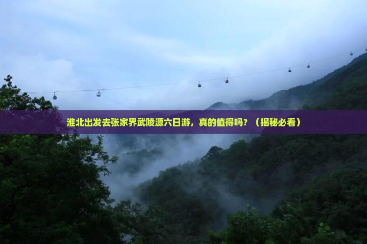 淮北去张家界武陵源六日游
