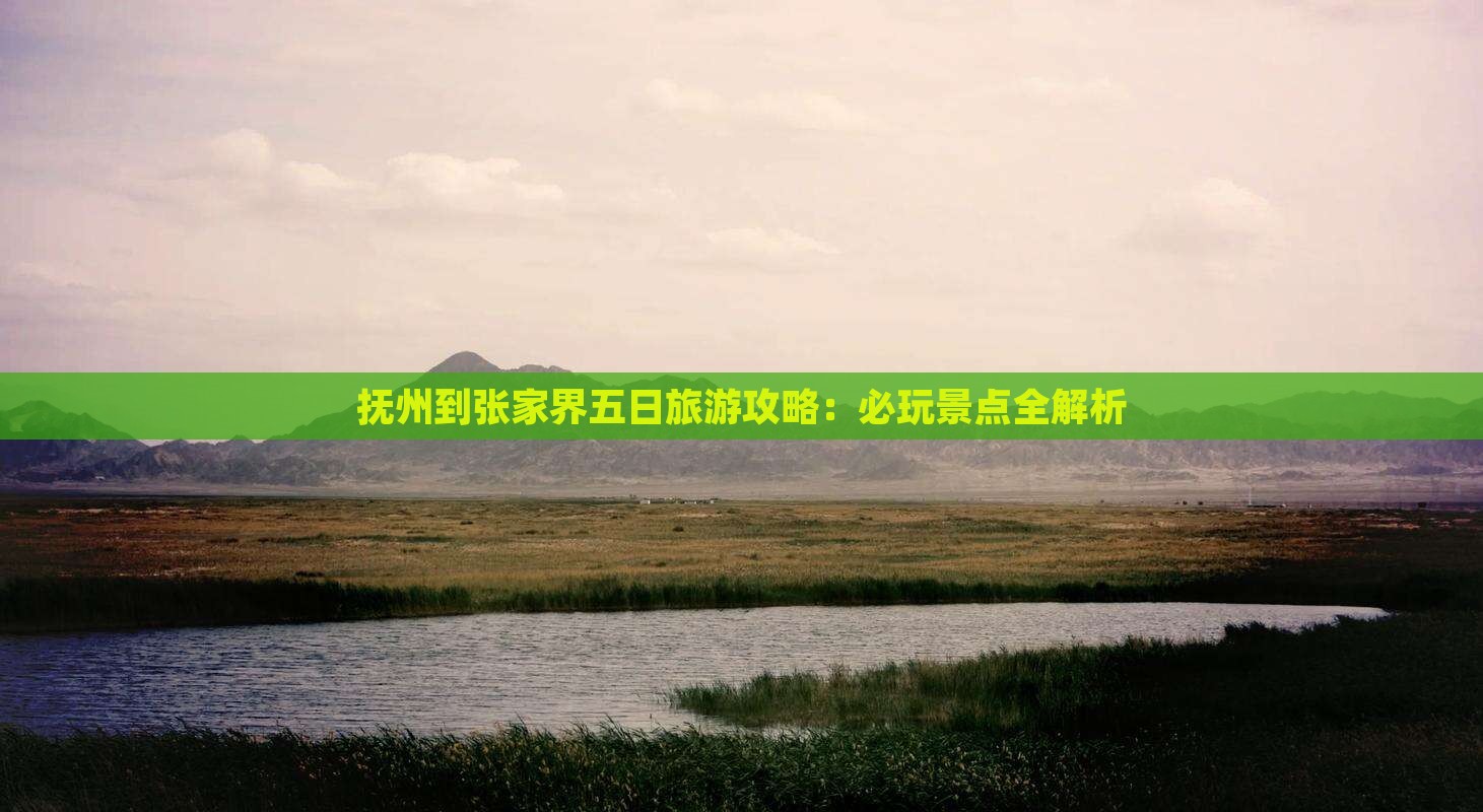 抚州到张家界大峡谷五日游