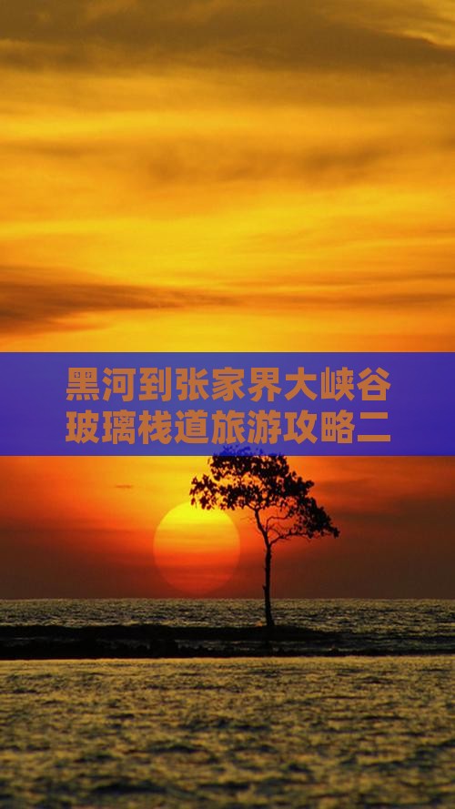 黑河去张家界玻璃栈道二日游
