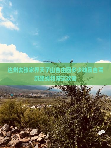 达州去张家界天子山自由团