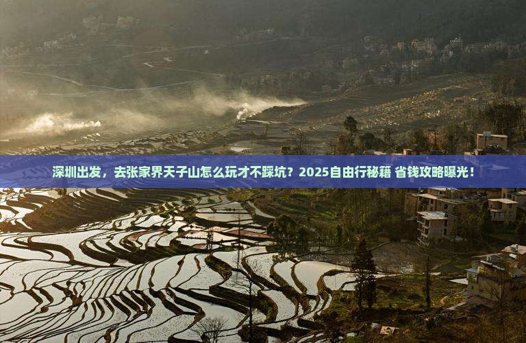 深圳到张家界天子山自由行