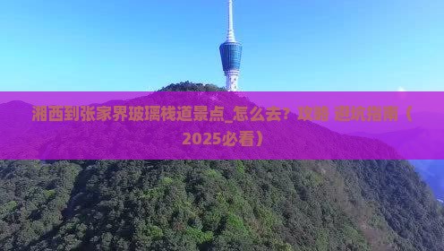 湘西到张家界玻璃栈道景点