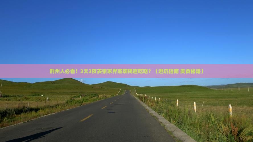 荆州去张家界玻璃栈道旅游小吃