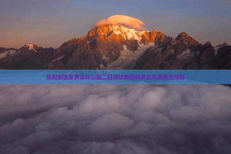 绵阳到张家界森林公园二日游