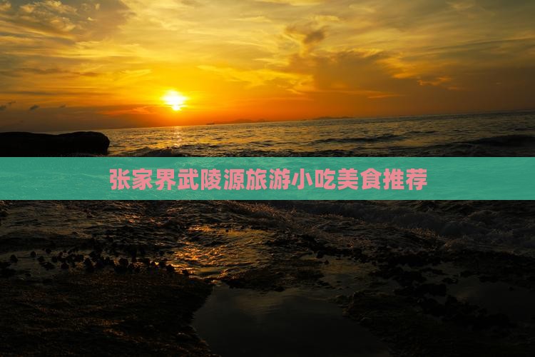 宜春去张家界武陵源旅游小吃