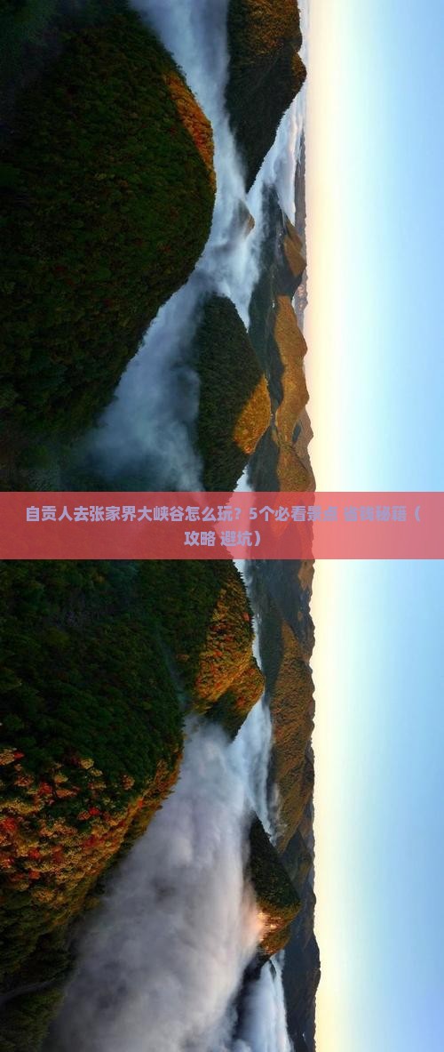自贡去张家界大峡谷团体旅游