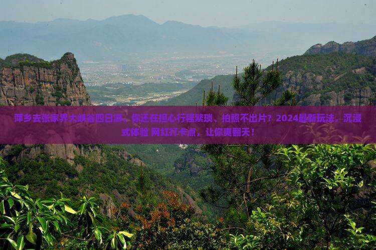 萍乡去张家界大峡谷四日游