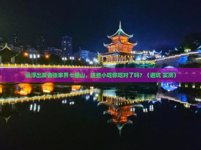 云浮到张家界七星山旅游小吃