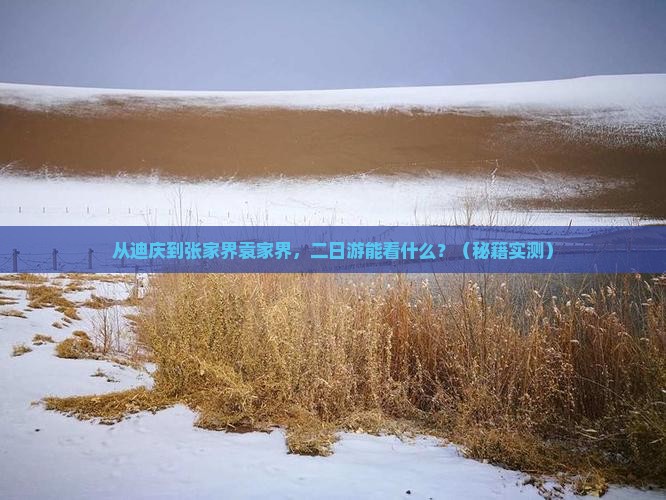 迪庆去张家界袁家界二日游