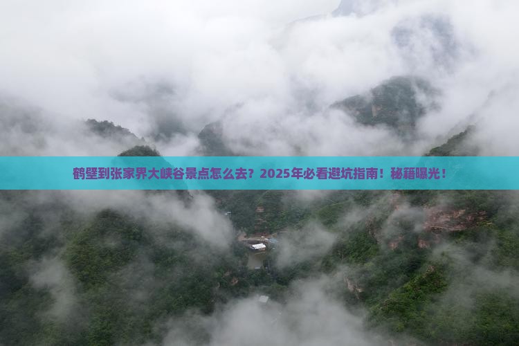 鹤壁到张家界大峡谷景点