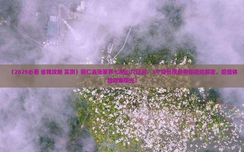 铜仁去张家界七星山六日游