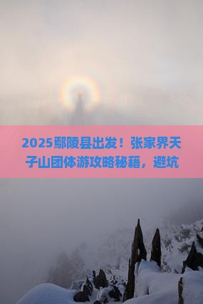鄢陵县到张家界天子山团体旅游