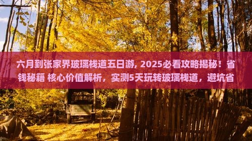 六月到张家界玻璃栈道五日游