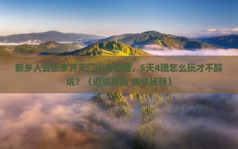 新乡到张家界天门山自由团