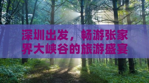 深圳去张家界大峡谷大型旅游团