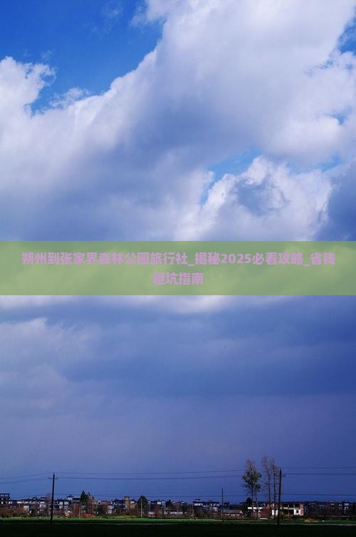朔州到张家界森林公园旅行社