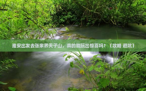 淮安到张家界天子山自由行