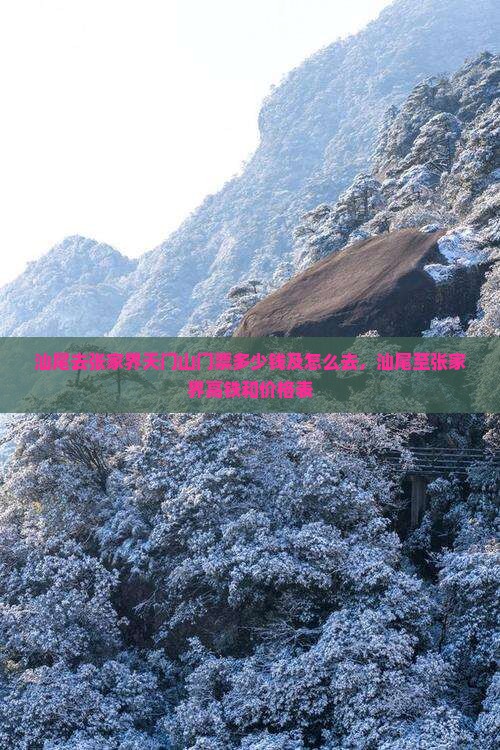汕尾去张家界天门山门票