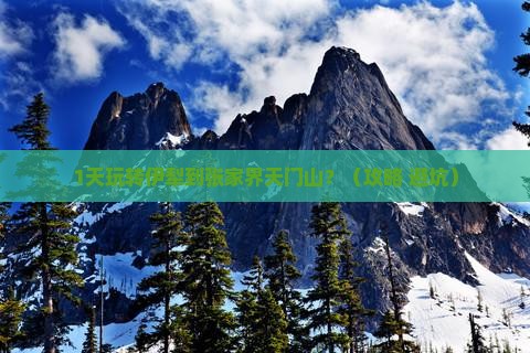 伊犁到张家界天门山一日