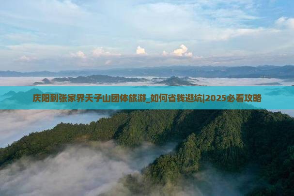 庆阳到张家界天子山团体旅游