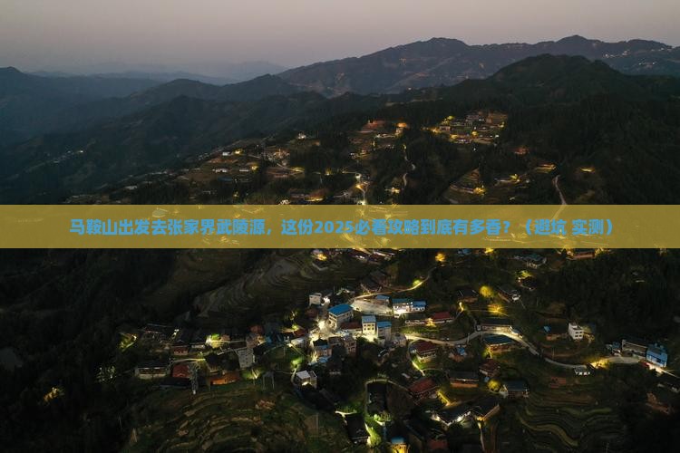马鞍山去张家界武陵源大型旅游团