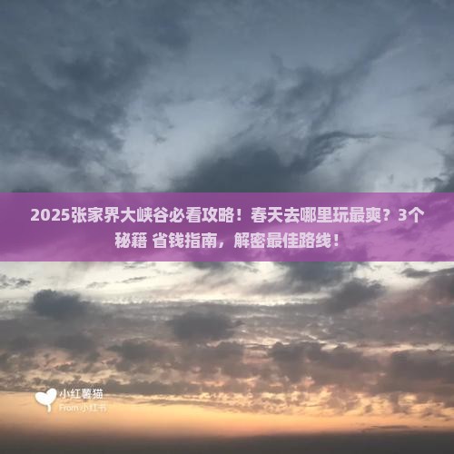 春天到张家界大峡谷哪里玩