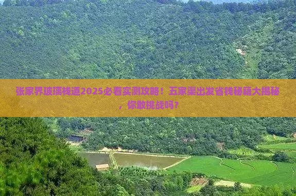 五家渠到张家界玻璃栈道团体旅游