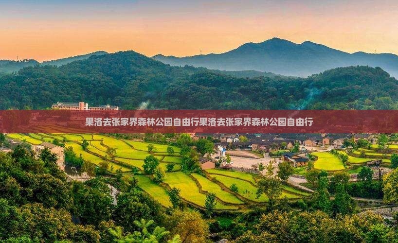 果洛去张家界森林公园自由行