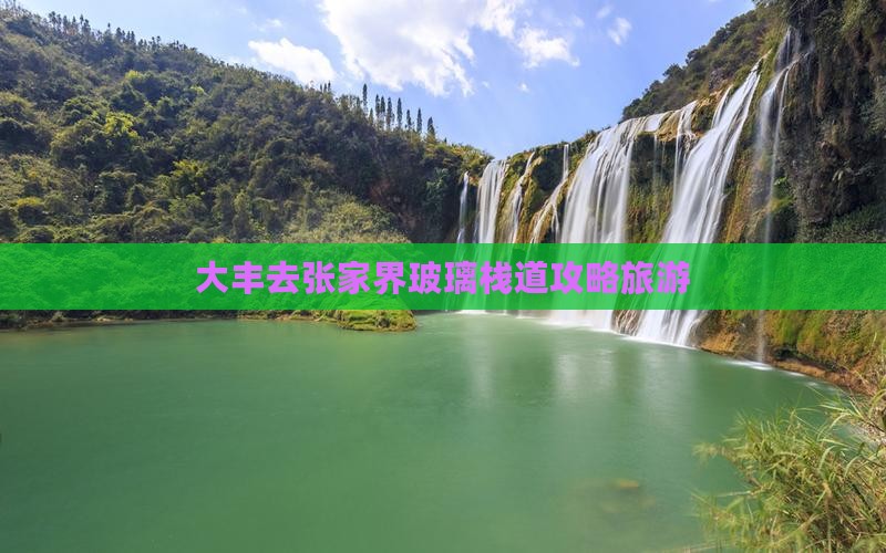 大丰去张家界玻璃栈道个人游