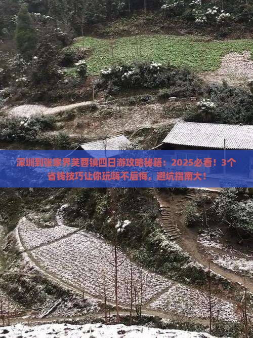 深圳到张家界芙蓉镇四日游