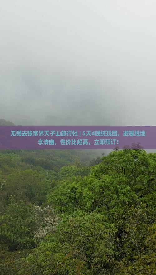 无锡去张家界天子山旅行社