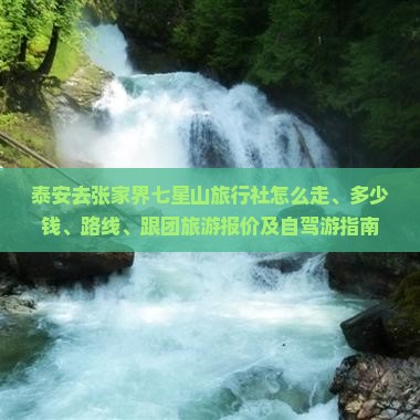 泰安去张家界七星山旅行社
