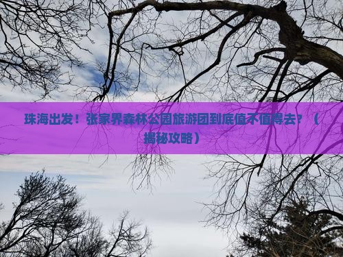 珠海去张家界森林公园大型旅游团