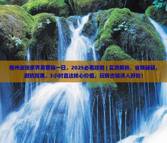 梧州去张家界芙蓉镇一日
