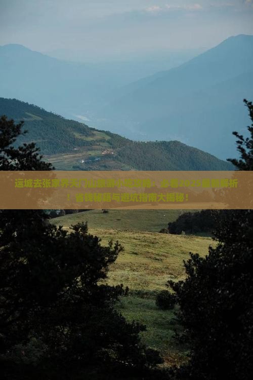 运城去张家界天门山旅游小吃
