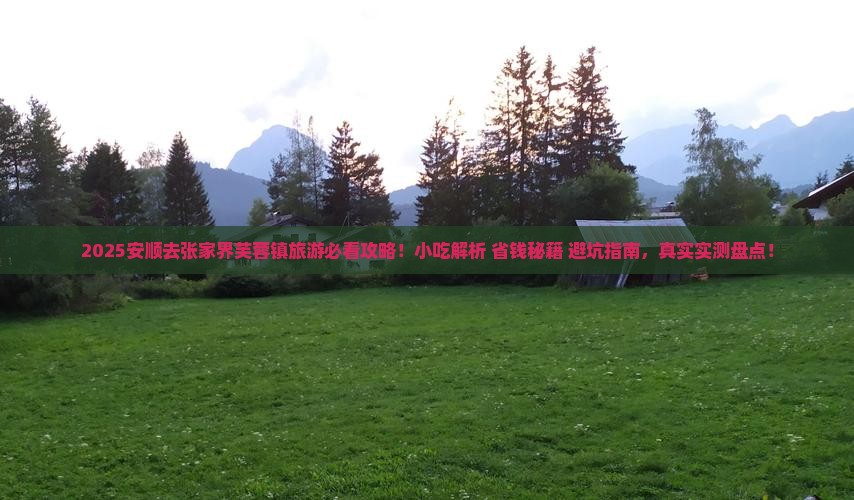 安顺去张家界芙蓉镇旅游小吃