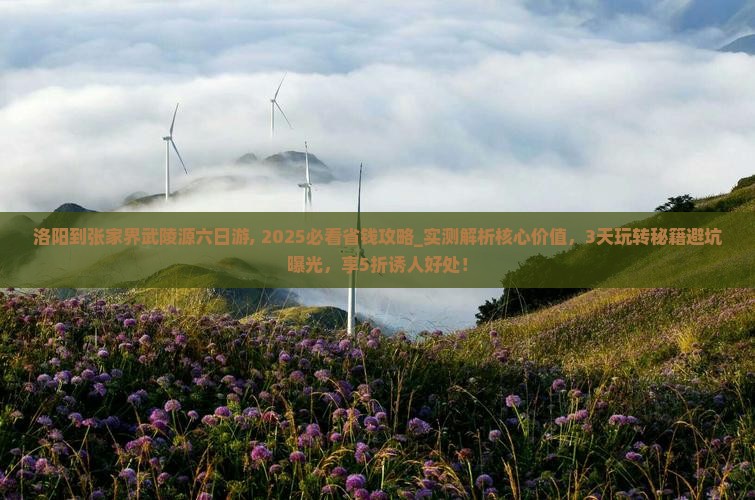 洛阳到张家界武陵源六日游